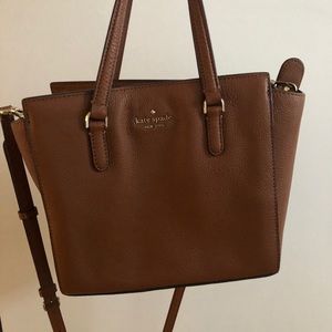 Kate spade handbag brown with crossbody strap